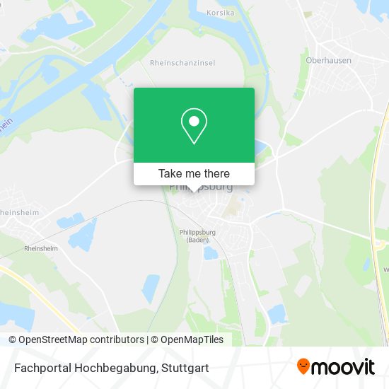 Карта Fachportal Hochbegabung