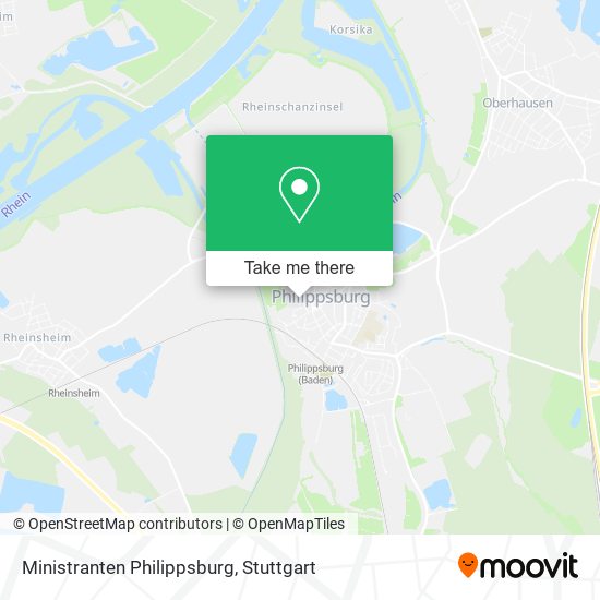 Ministranten Philippsburg map