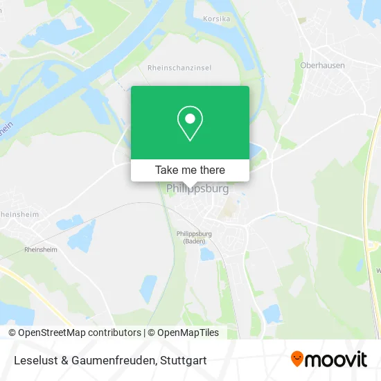 Карта Leselust & Gaumenfreuden