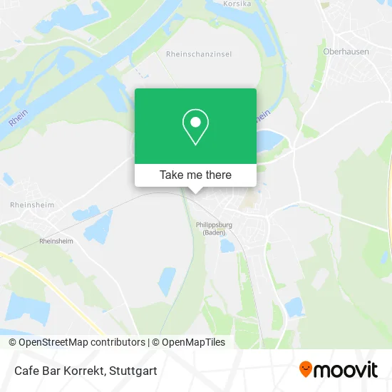 Карта Cafe Bar Korrekt