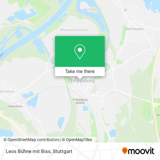 Карта Leos Bühne mit Biss