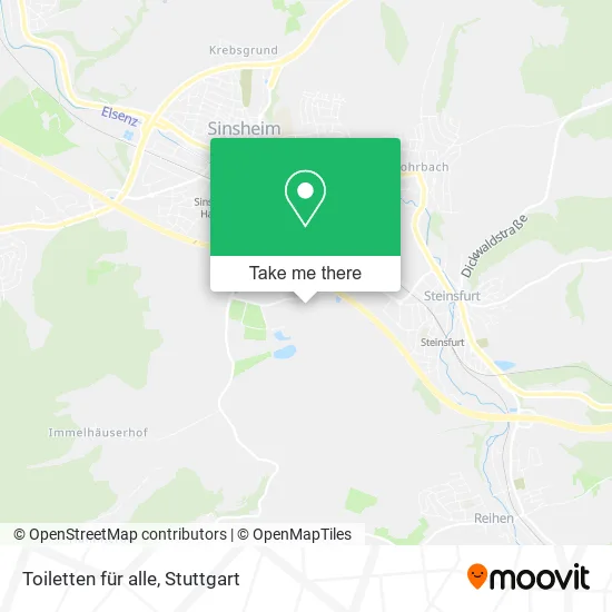 Карта Toiletten für alle