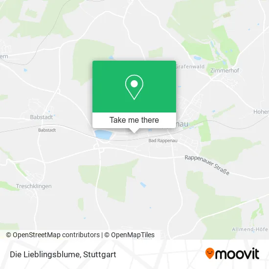 Карта Die Lieblingsblume