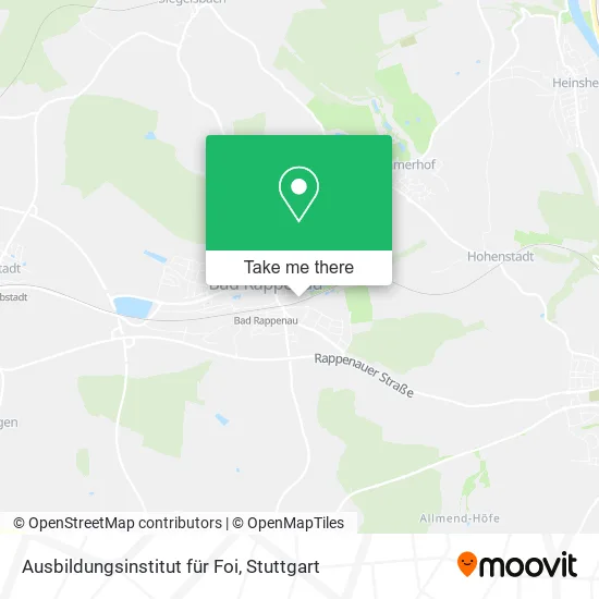 Карта Ausbildungsinstitut für Foi