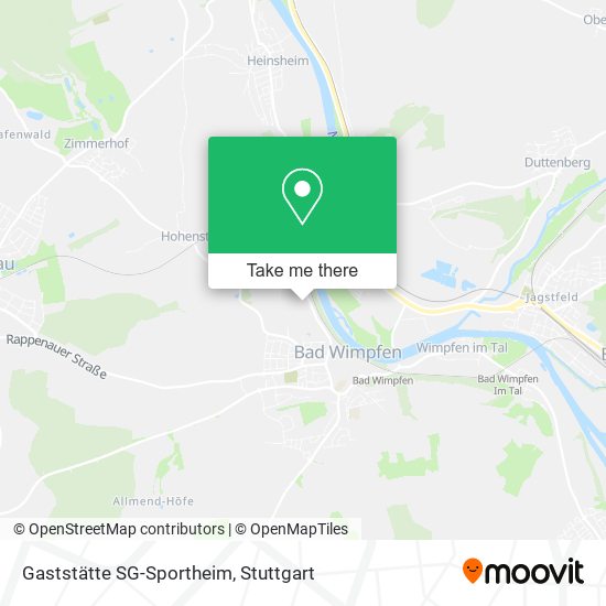 Gaststätte SG-Sportheim map