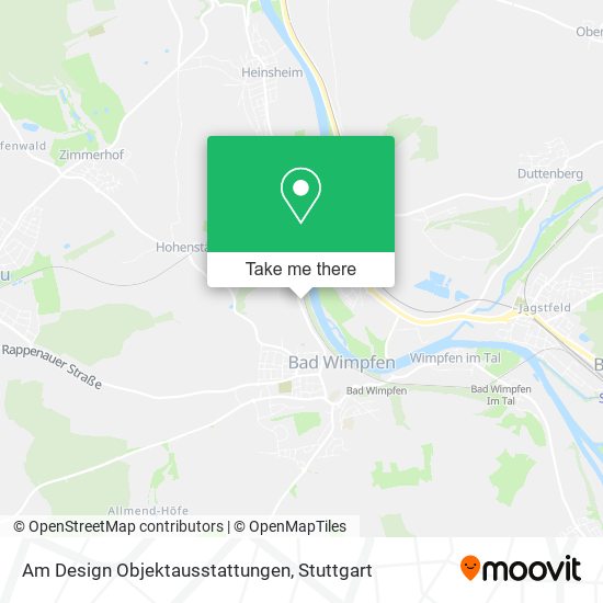 Am Design Objektausstattungen map