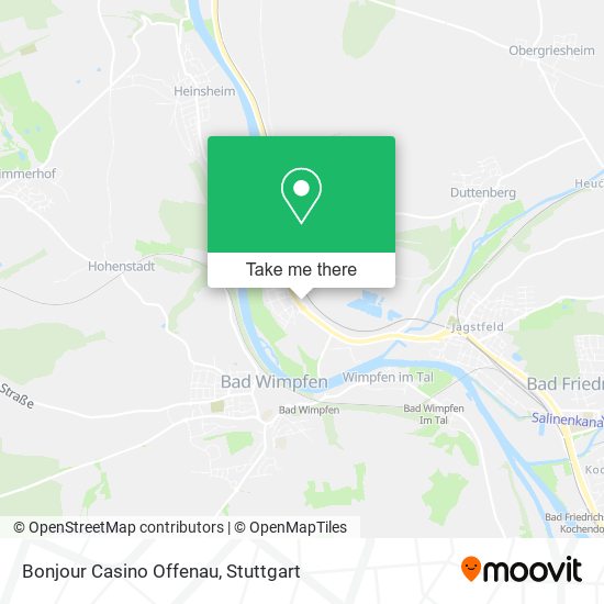 Bonjour Casino Offenau map