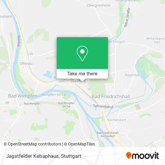 Jagstfelder Kebaphaus map