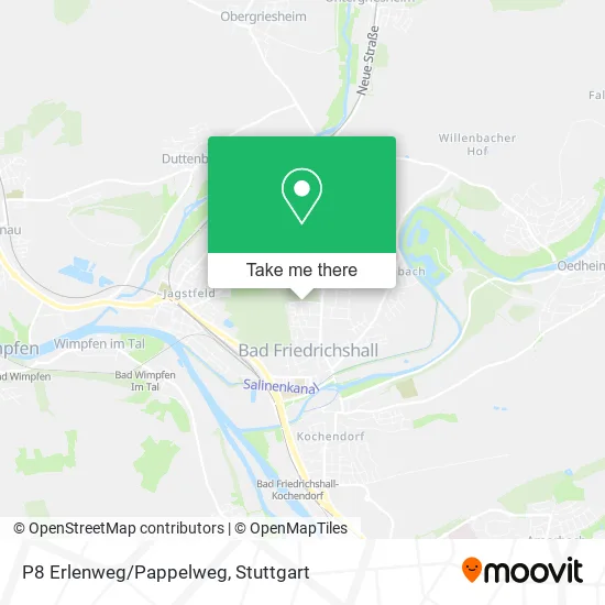 Карта P8 Erlenweg/Pappelweg
