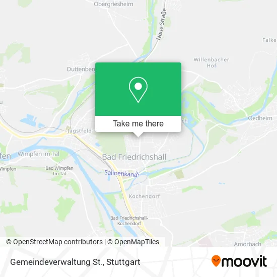 Карта Gemeindeverwaltung St.