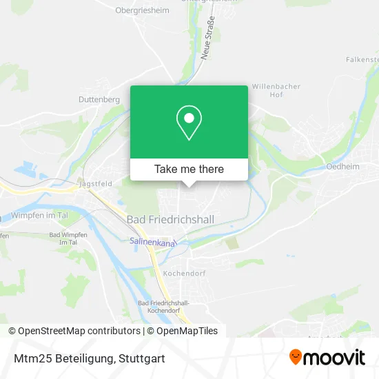 Карта Mtm25 Beteiligung