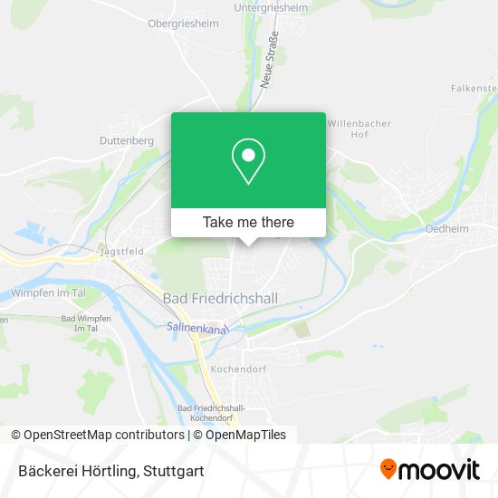 Bäckerei Hörtling map