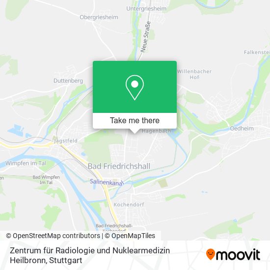 Zentrum für Radiologie und Nuklearmedizin Heilbronn map