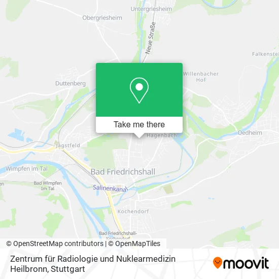 Карта Zentrum für Radiologie und Nuklearmedizin Heilbronn