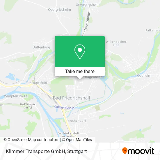 Карта Klimmer Transporte GmbH