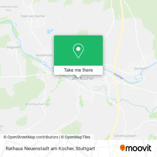 Карта Rathaus Neuenstadt am Kocher