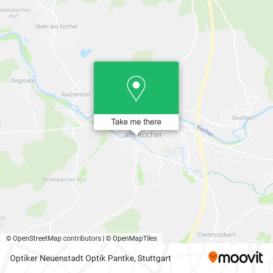 Карта Optiker Neuenstadt Optik Pantke