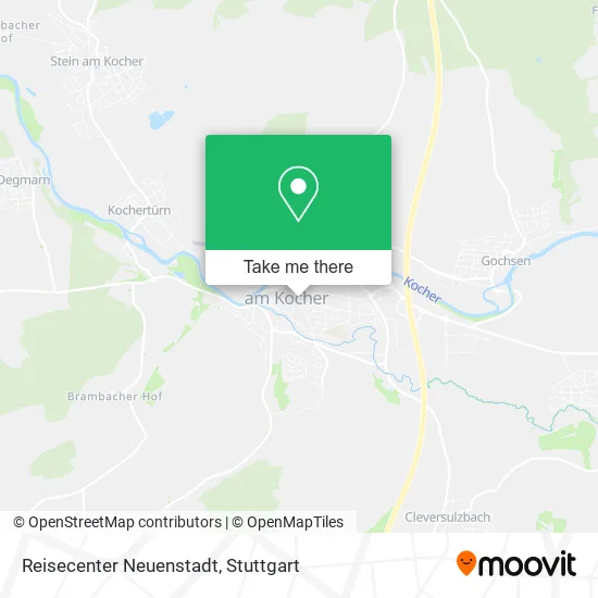 Карта Reisecenter Neuenstadt
