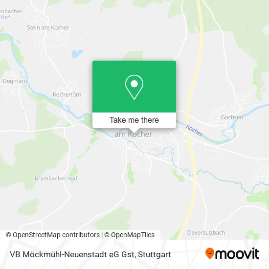 Карта VB Möckmühl-Neuenstadt eG Gst