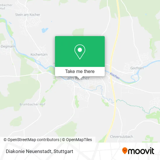 Карта Diakonie Neuenstadt