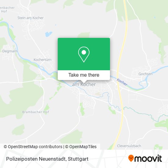 Polizeiposten Neuenstadt map