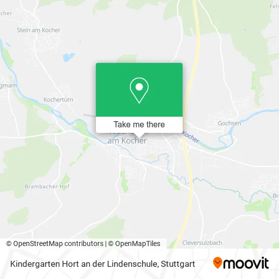 Карта Kindergarten Hort an der Lindenschule