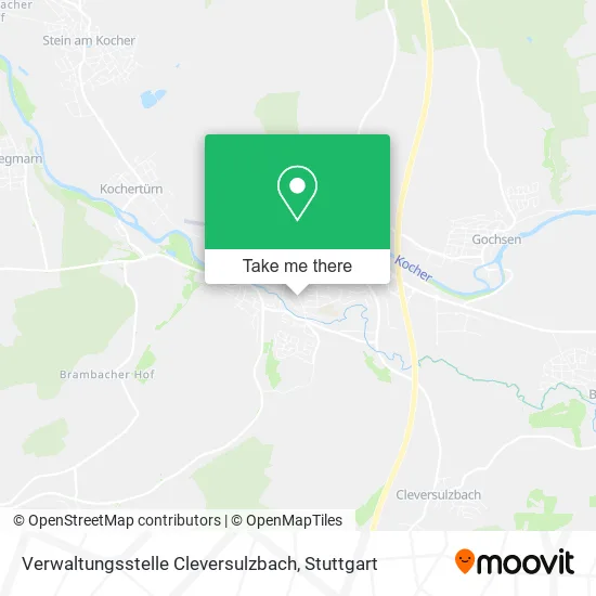 Карта Verwaltungsstelle Cleversulzbach