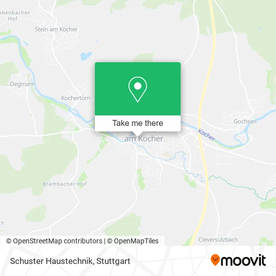 Карта Schuster Haustechnik