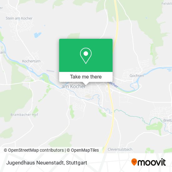 Jugendhaus Neuenstadt map