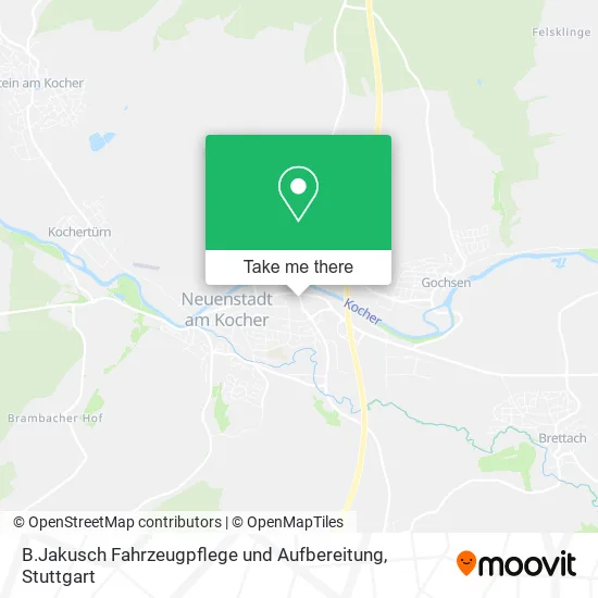 Карта B.Jakusch Fahrzeugpflege und Aufbereitung
