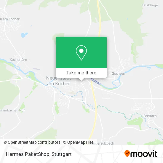 Карта Hermes PaketShop