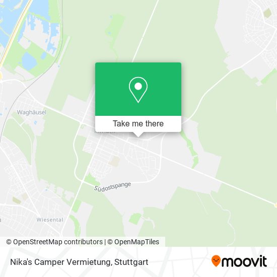 Nika's Camper Vermietung map