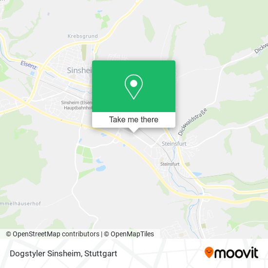 Dogstyler Sinsheim map