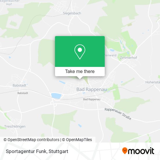 Sportagentur Funk map