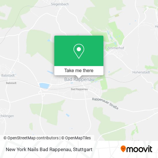 New York Nails Bad Rappenau map