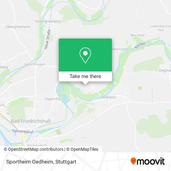 Карта Sportheim Oedheim