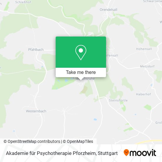 Карта Akademie für Psychotherapie Pforzheim