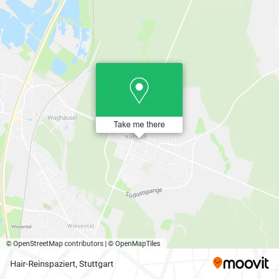 Карта Hair-Reinspaziert