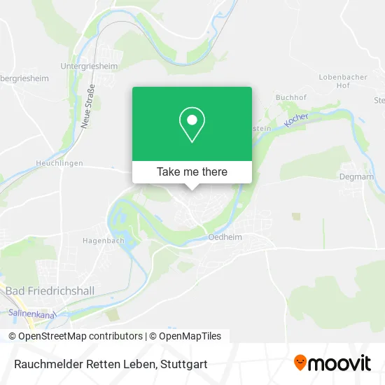 Карта Rauchmelder Retten Leben