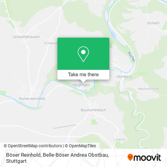 Böser Reinhold, Belle-Böser Andrea Obstbau map
