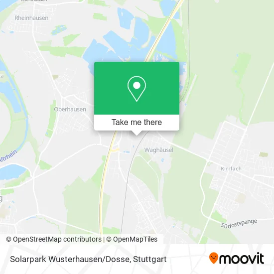 Карта Solarpark Wusterhausen/Dosse