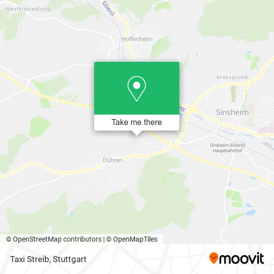 Карта Taxi Streib