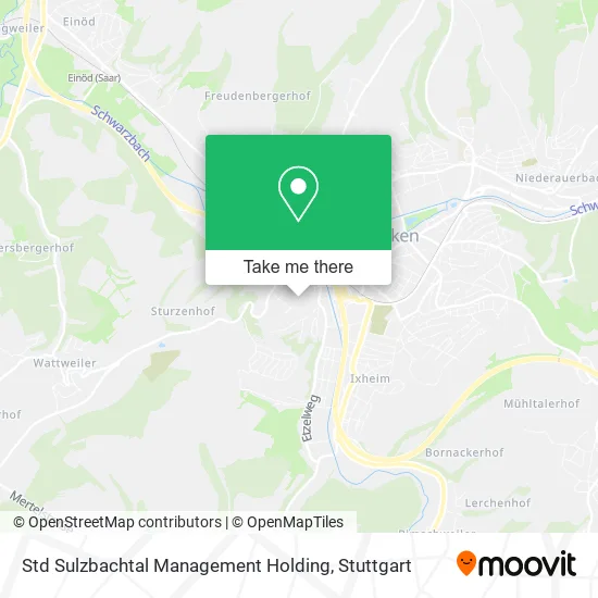 Карта Std Sulzbachtal Management Holding