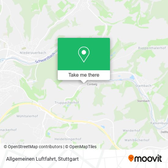 Карта Allgemeinen Luftfahrt