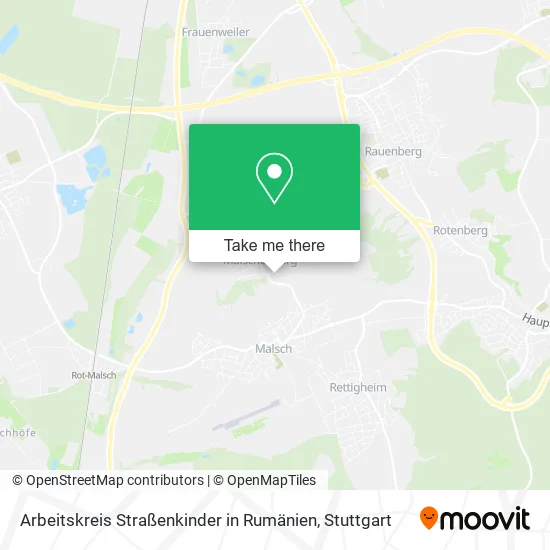 Карта Arbeitskreis Straßenkinder in Rumänien