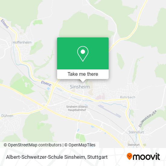 Albert-Schweitzer-Schule Sinsheim map