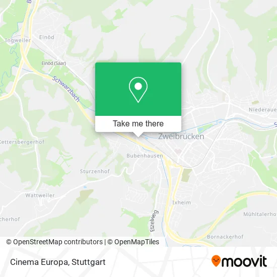 Карта Cinema Europa
