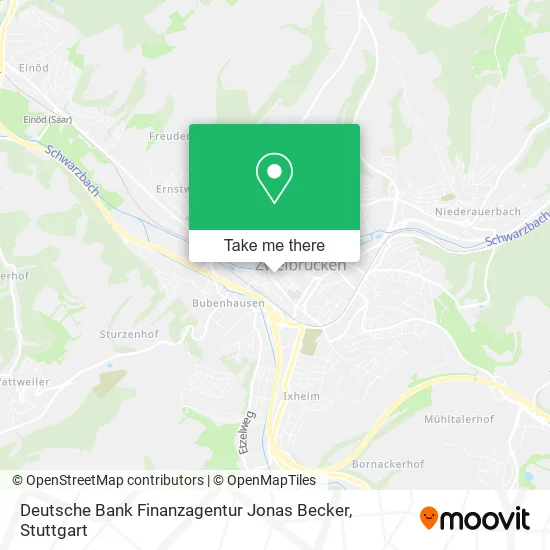 Карта Deutsche Bank Finanzagentur Jonas Becker