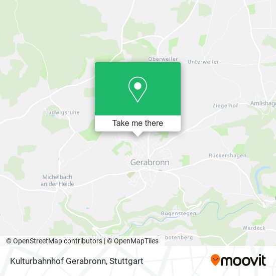 Kulturbahnhof Gerabronn map