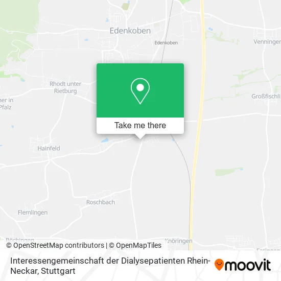 Карта Interessengemeinschaft der Dialysepatienten Rhein-Neckar